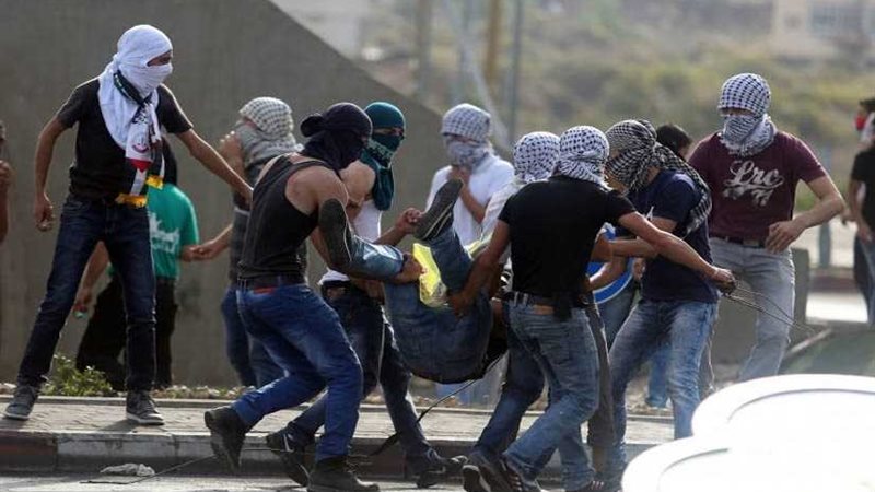 إصابة 18 شابا فلسطينيا
