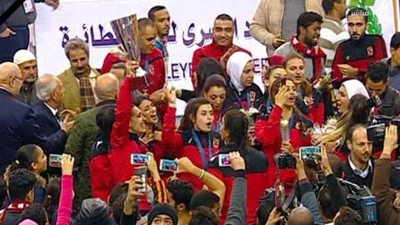 سيدات الأهلي يتوجن