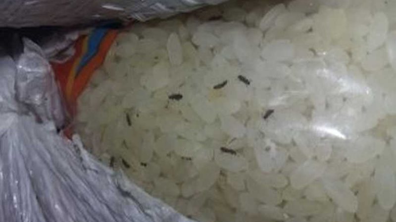 ضبط 60 طن أرز تمويني