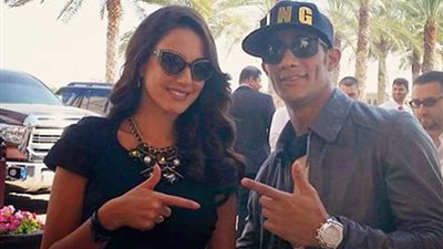 دُرة حبيبة وزوجة محمد رمضان في 