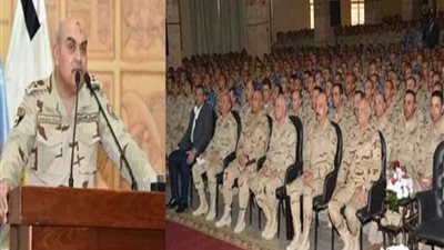 القائد العام للقوات المسلحة يلتقى أعضاء هيئة التدريس والطلبة بالكليات العسكرية