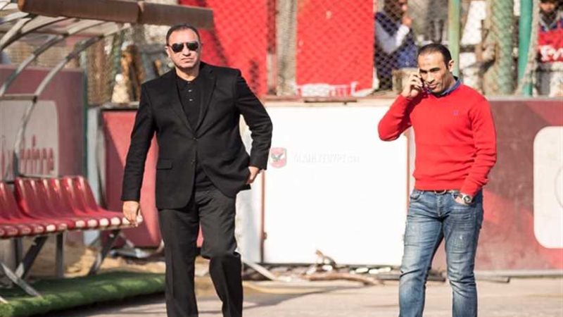 الخطيب يحضر مران