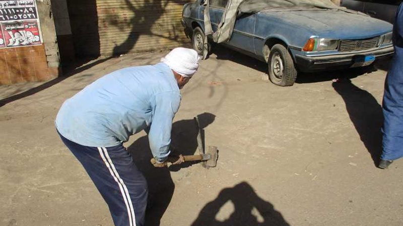 حي حدائق القبة يزيل