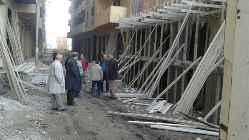 حملة لإزالة المبانى