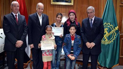 تكريم الفائزين ببطولة ألعاب القوى بمدارس القليوبية 