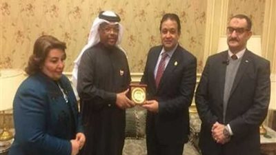 علاء عابد يلتقى رئيس لجنة حقوق الانسان بمجلس النواب البحرينى