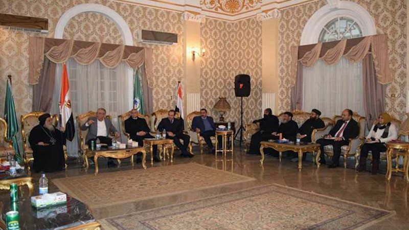 محافظ المنيا ومدير