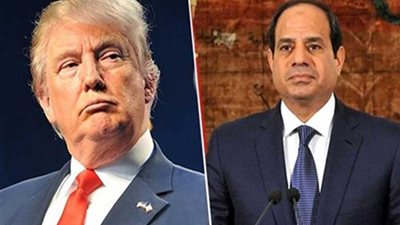 ترامب يؤكد للرئيس السيسي تضامن بلاده مع مصر ودعمها فى حربها ضد الإرهاب