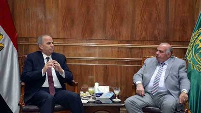 محافظ القليوبية ومدير الأمن الجديد يبحثان الملفات الأمنية