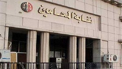 تواجد أمني خلال وقفة المحامين للمطالبة بإلغاء ضوابط القيد الجديدة