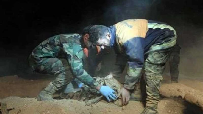 انتشال 115 جثة لمدنيين