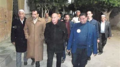 رئيس مدينة سمالوط بالمنيا يتابع تأمين الكنائس (صور)