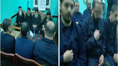 إقامة الصلوات بسجن بورسعيد العمومي احتفالًا بعيد الميلاد المجيد