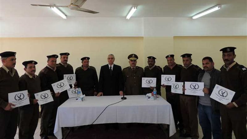 مدير أمن المنيا يشهد
