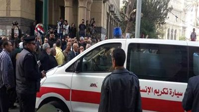 وصول جنازة إبراهيم نافع 