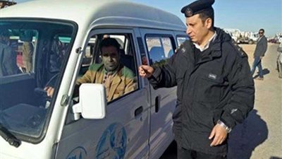 ضبط 1004 أحكام و2197 مخالفة مرورية في حملة أمنية بالمنيا