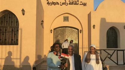 بالصور..عواض يتفقد بيت ثقافة رأس حدربة بشلاتين