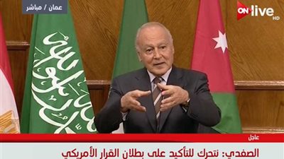 أبو الغيط: يجب التمسك بالإطار الاستراتيجي لعملية السلام بشأن القدس