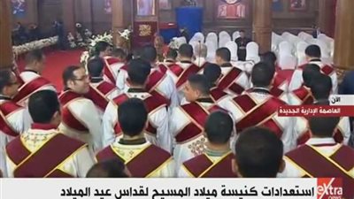استعدادات كنسية بالعاصمة الجديدة قبل حضور السيسي والصلاة بها (فيديو)