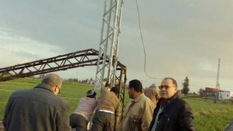 الكهرباء : شدة الرياح