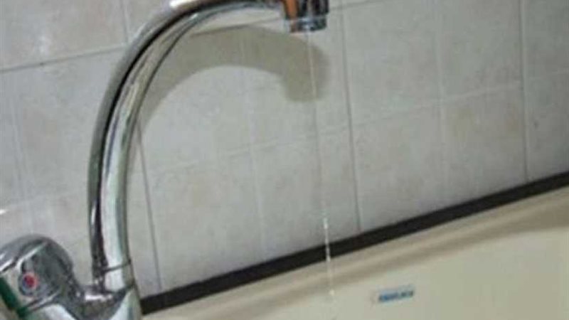 قطع المياه عن منطقة