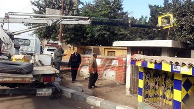 بالصور.. مجهولون يسرقون أسلاك كهرباء مقابر بسمنود