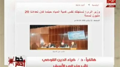 خبير: مصر تعيش تحت خط الفقر المائي.. فيديو‎