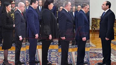أداء وزراء جُدد اليمين الدستورية أمام الرئيس السيسي.. (صور)