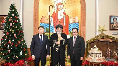 قداسة البابا يستقبل وزير شئون الأديان الكازاخستان