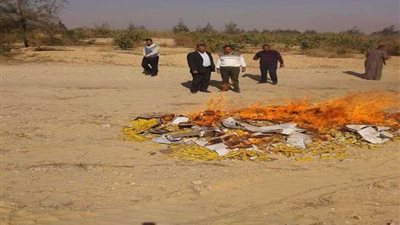 إعدام 7 آلاف عبوة بسكويت مدرسي منتهية الصلاحية بأسيوط