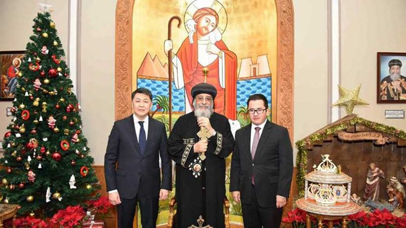 قداسة البابا يستقبل