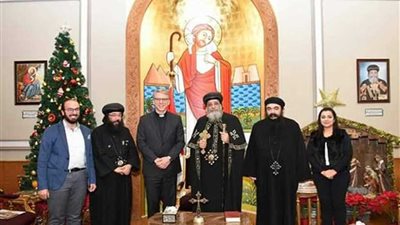 قداسة البابا يستقبل أمين عام مجلس الكنائس