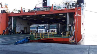 ميناء سفاجا يستقبل 300 طن من اللحوم السعودية لصالح صندوق تحيا مصر