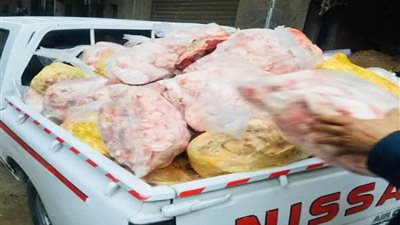 ضبط صاحب مجزر بتهمة حيازة لحوم مجهولة المصدر بالمرج «صور»