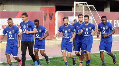 تدريبات استشفائية للاعبي الأهلي استعدادًا للمقاصة