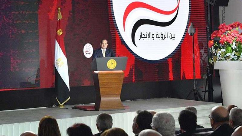 السيسي يلخص الإنجازات