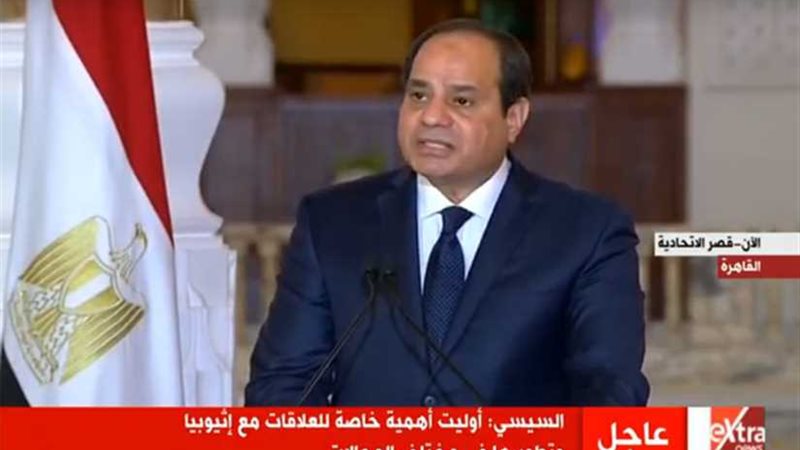 السيسي: حوض نهر النيل