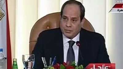السيسي للمصريين: أوعوا بلدكم تضيع منكم لأنها مش هترجع تاني (فيديو)