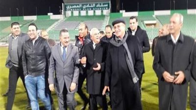 محافظ بورسعيد يتفقد ستاد النادي المصري لمتابعة أعمال الصيانة