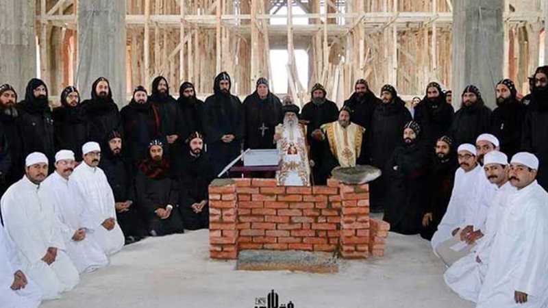 وضع حجر الأساس لكاتدرائية