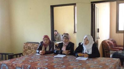 قوافل جامعة المنوفية لدعم المرأة في الحياة السياسية