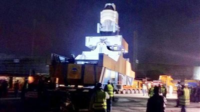 آخر الاستعدادات لنقل رمسيس الثاني (صور)