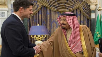 خادم الحرمين الشريفين يلتقي رئيس مجلس النواب الأمريكي