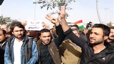 مظاهرات في كردستان العراق احتجاجًا على الهجوم العسكري ضد عفرين (فيديو)