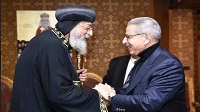 قداسة البابا يستقبل السفير السعودي