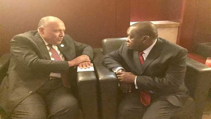 سامح شكري يلتقي مع