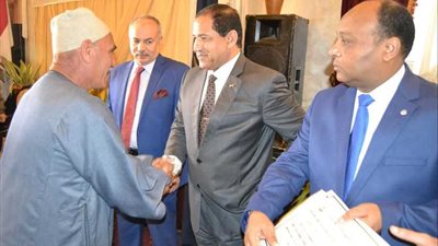 محافظ الغربية في حفل مديرية الأمن لتكريم أسر الشهداء (صور)