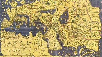 خرائط دقيقة لمصر والنيل في مخطوط قديم عن جغرافيا العالم