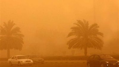 عواصف ترابية تضرب الوادي الجديد