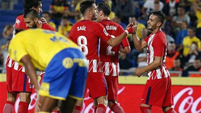 أتليتكو مدريد يفوز على لاس بالماس بثلاثية نظيفة في الدوري الإسباني